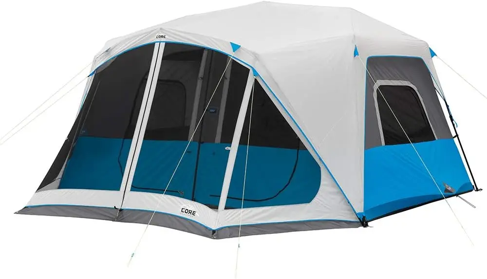 

Portable Large Family Cabin Multi Room Tents for Camping | Lighted Pop Up Camping Tent 6 Person / 9 Person / 10 Person