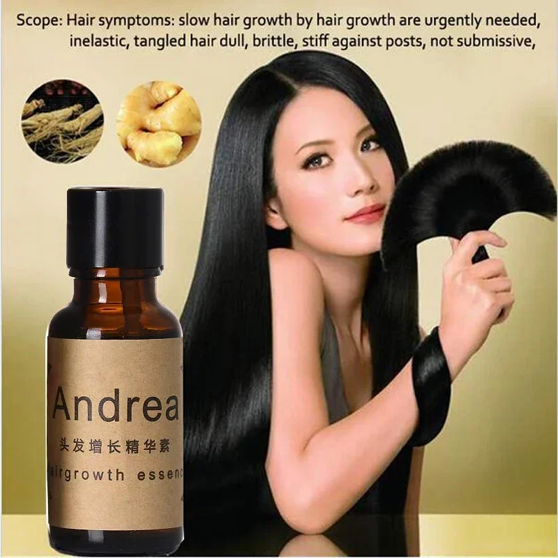 Hair Growth Ginger Oil Natural Plant Essence Faster Grow Tonic Growing Shampoo No Hair Loss Hair Care Beauty Tools