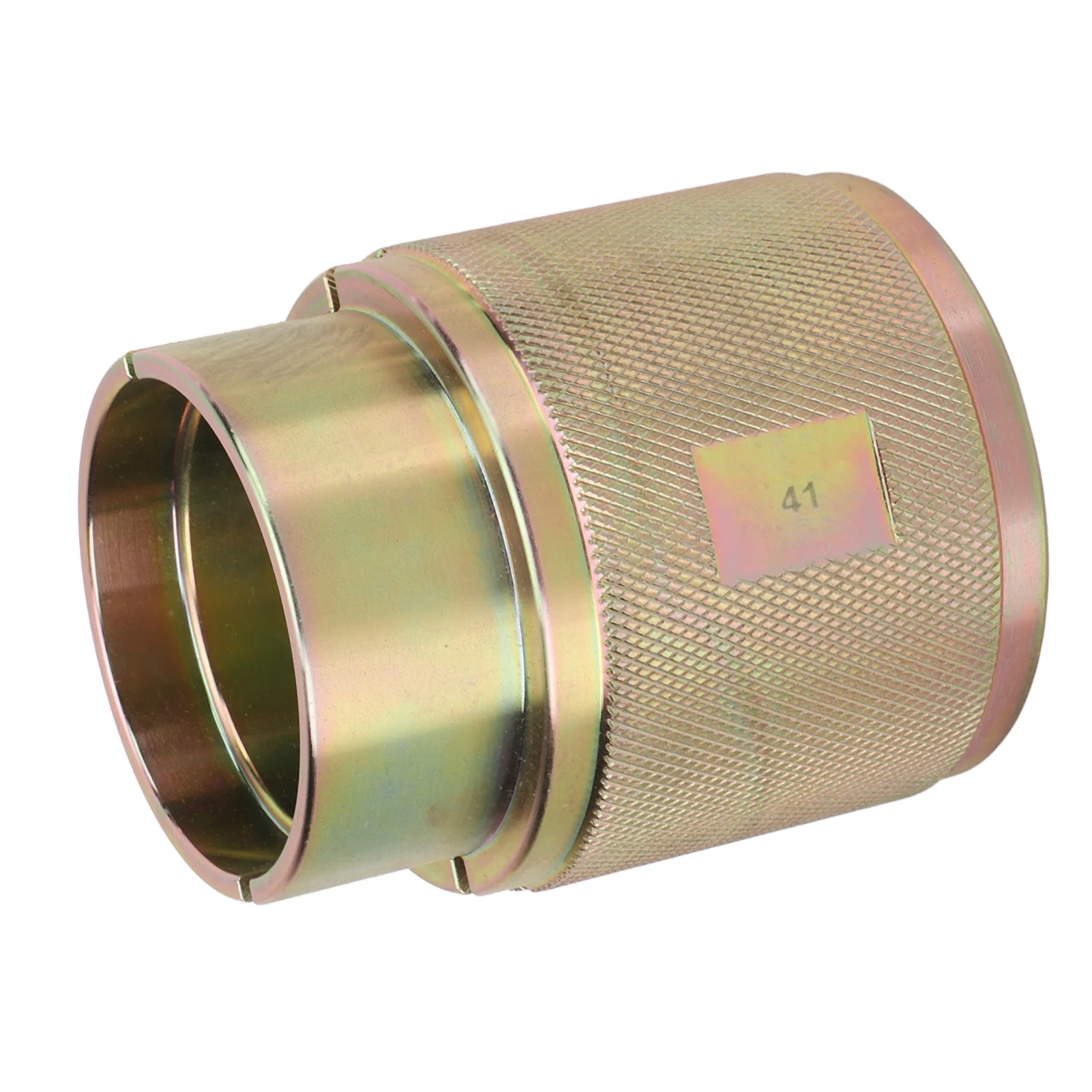 

Motorcycle Inverted Fork Oil Seal Driver Tool Carbon Steel Split Design Universal for Replacing Installing 41mm/1.61in