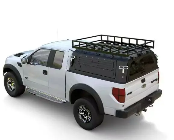Dream Car Electric Hinged Roll-Up Folding Aluminum Alloy Waterproof Locking Hard Top Truck Bed Canopy For F150