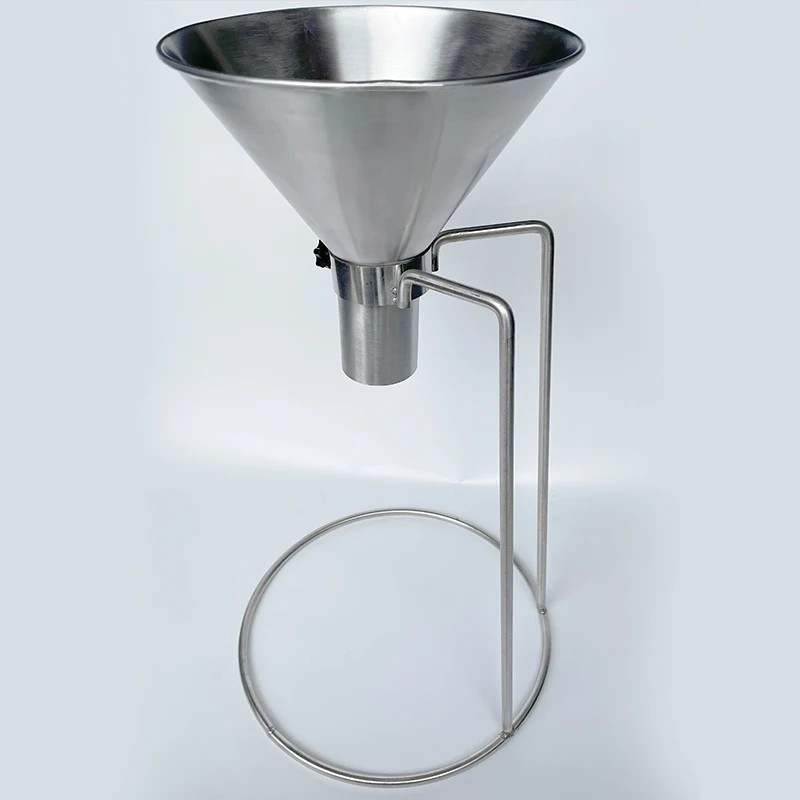 

Food packaging funnel ribs chicken vacuum bag mouth oil-proof funnel bagging tool with bracket large diameter funnel