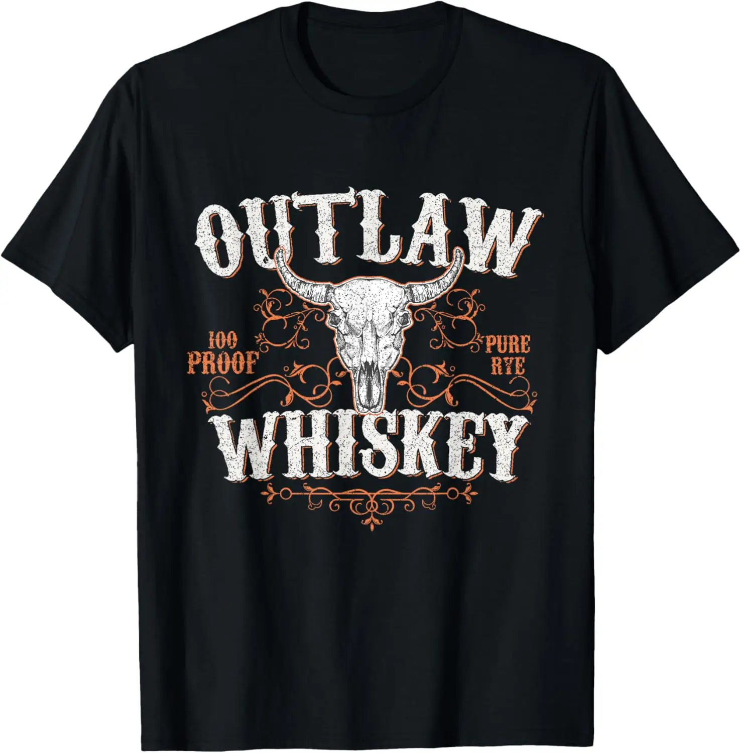 

Outlaw Whiskey Country Vintage Graphic T-Shirt