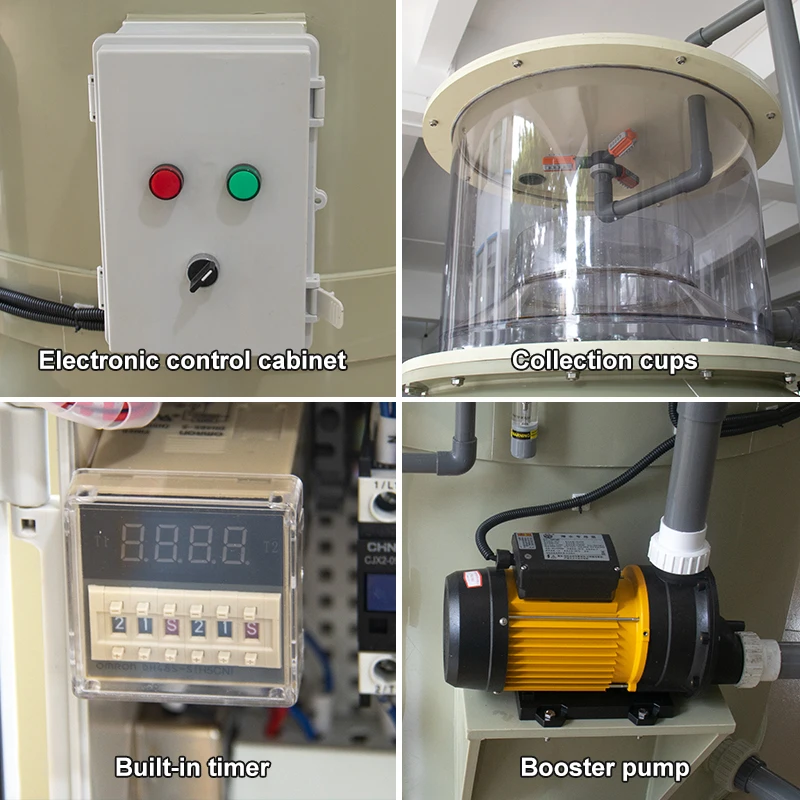 IhangRAS Ras System Large Protein Skimmers Saltwater Aquarium Protein Skimmers Nano Bubble Magus Protein Skimmer for Aquaculture