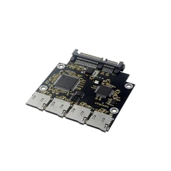 2.5 Inch 4 TF to SATA Adapter Card, Self-Made SSD Solid State Drive, For Micro-SD to SATA Group RAID Card