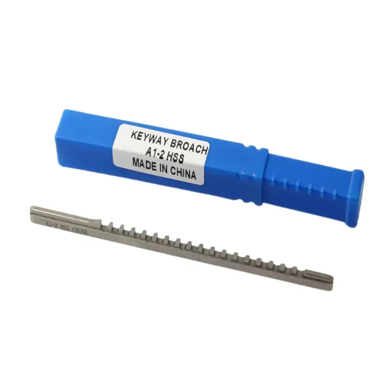 Brocha de chavetero HSS A B C D E tipo empuje tamaño métrico 2/3/4/5/6/8/10/12/14/16/18mm herramienta de corte metalúrgico para máquina enrutadora CNC