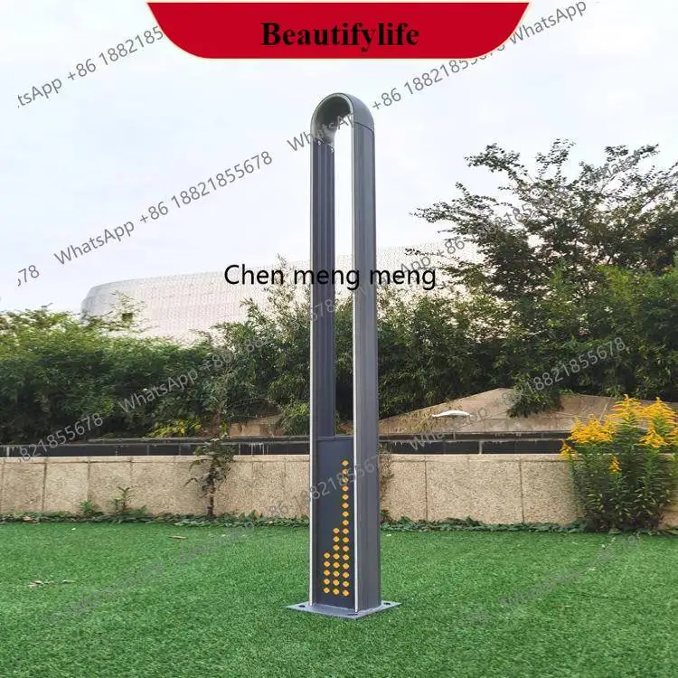 G153 أضواء الحديقة الحديثة في الهواء الطلق حديقة مربعة LED جولة مربع المشهد أضواء حديقة الطريق #1