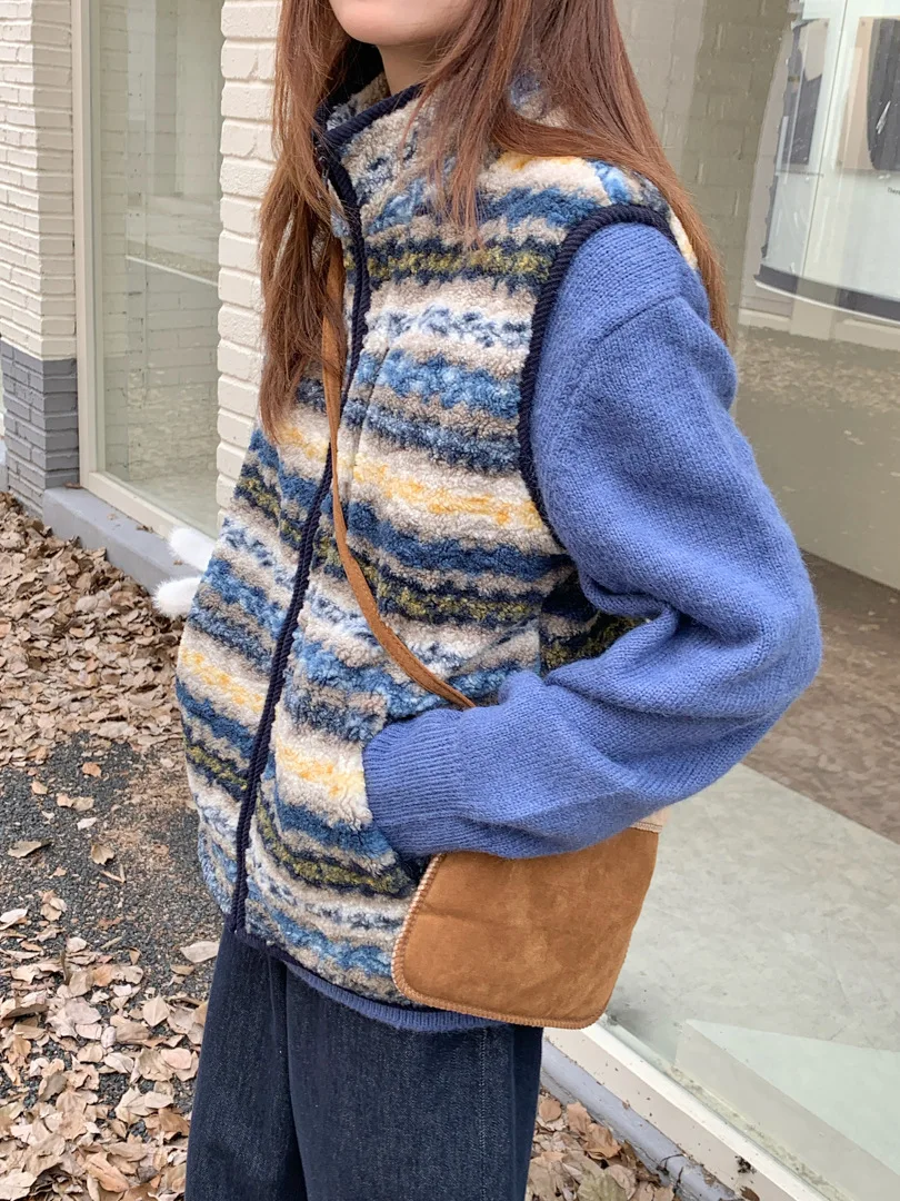 

Vests Waistcoats Thick Womens Embroidered Autumn Tweed Three-Button Houndstooth Collared British Style Fashionable Socialite Y2K