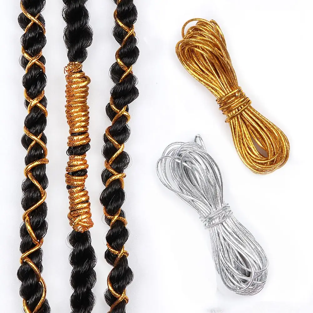 African Braids Children's Thin Thread Women Braiding Rope Band Hip-hop Hair Tie Hair Wrap String Hair Braiding String