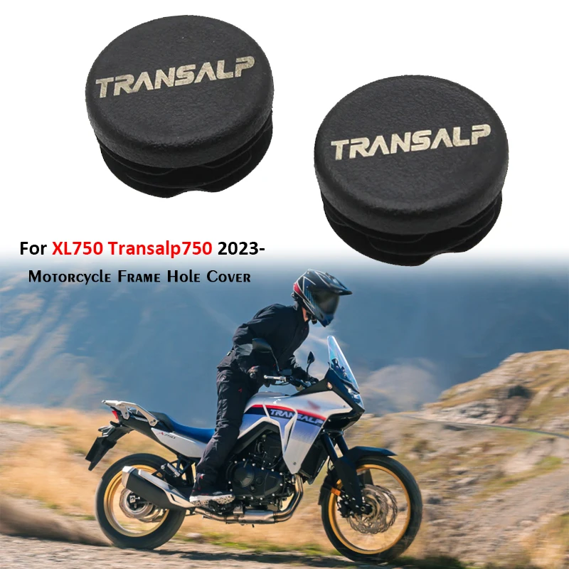 

For Honda Transalp XL 750 2023- Transalp750 Motorcycle Frame Hole Cover Caps Plug Decorative Frame Cap Set Accessories