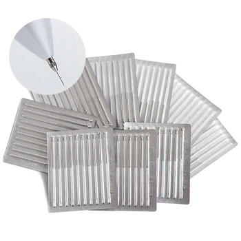 Chirurgiczne 100 sztuk sterylne Mini igły do ​​usuwania pieprzyków do plazmy punktowej maszyna do tatuażu