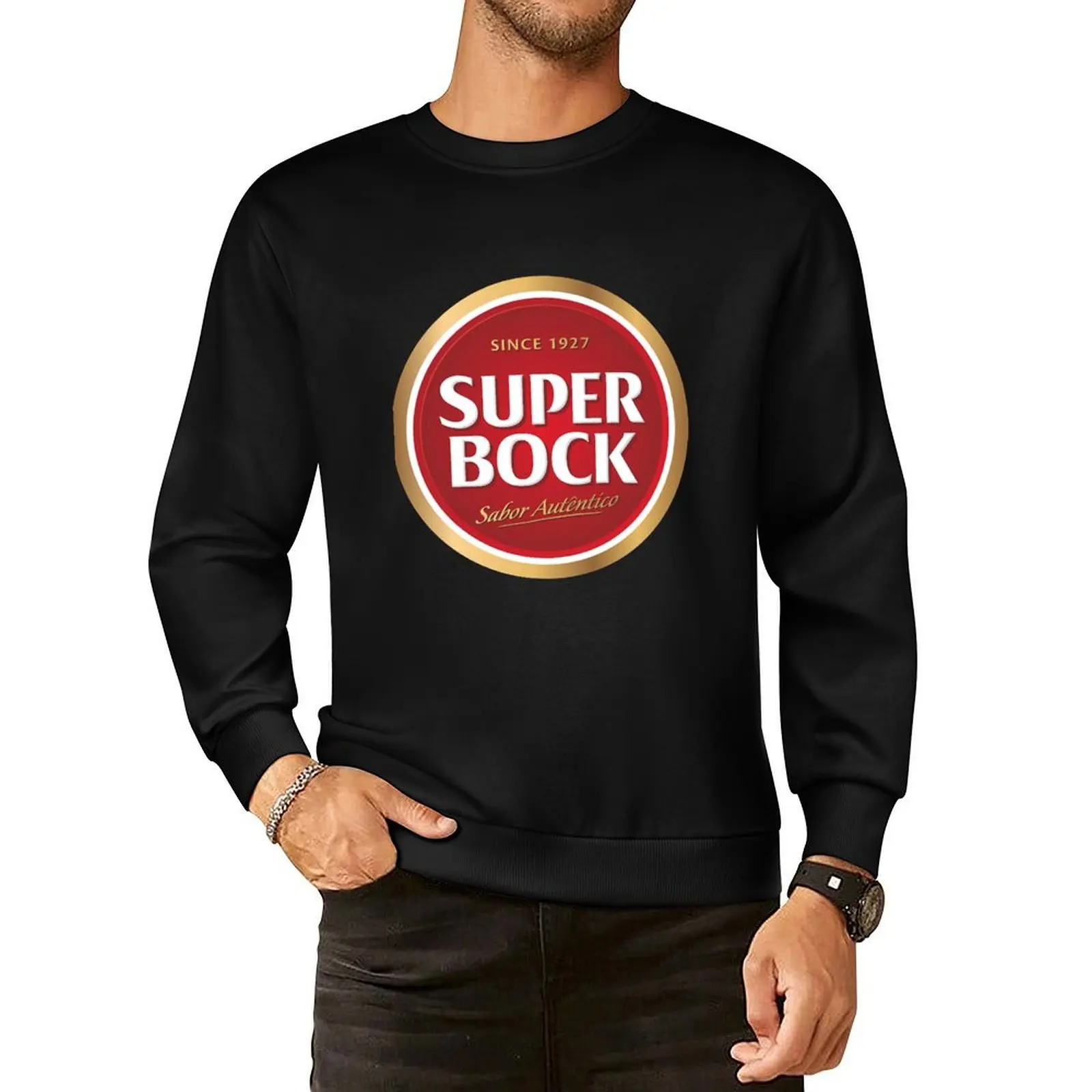 

super bock since 1927 logo Pullover Hoodie autumn aesthetic clothing autumn sweatshirt