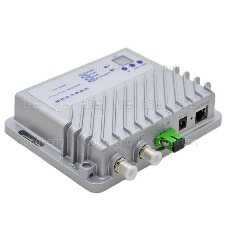Imagem -02 - Receptor Óptico com Agcatteq As1000m d2 Banda Larga 11001600nm Ftth Televisão Digital Fttb sc Apc Novo