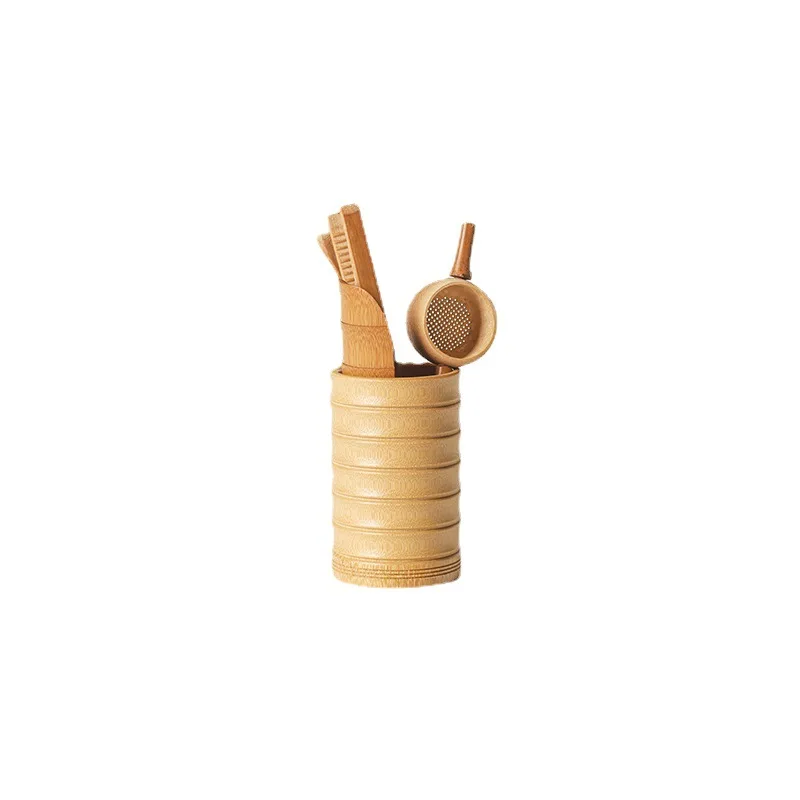 

Japanese bamboo tea ceremony six gentlemen set, kung fu tea set accessories Daquan