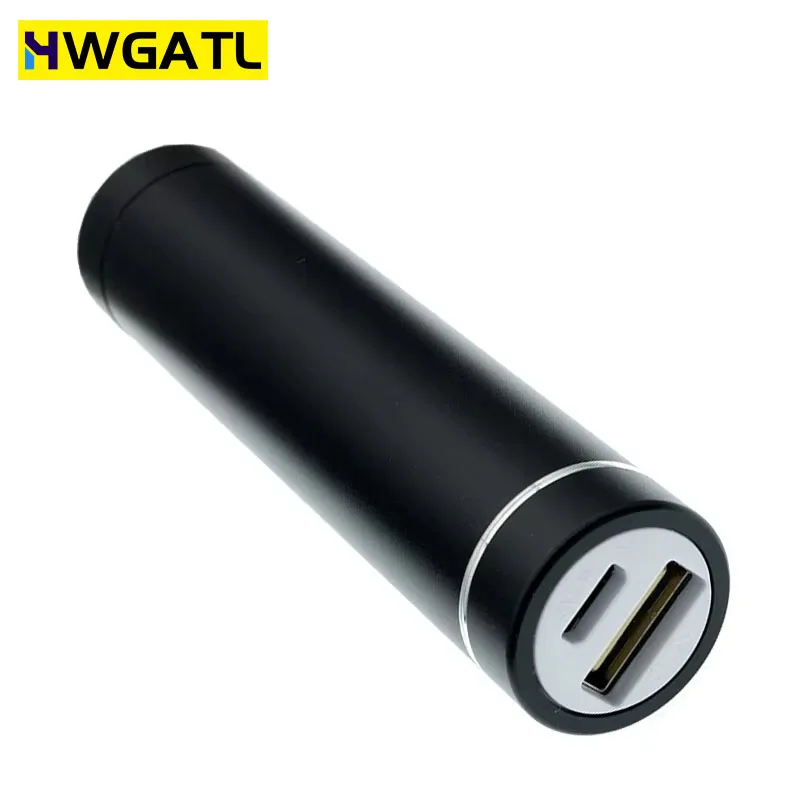 HWGATL  Metal Power Bank DIY Kit Storage Case Box Free welding Suit 1X 18650 Battery 5V 1A USB External Charger smart phone