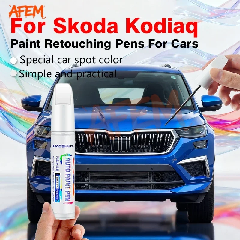 For Skoda Kodiaq Car Paint Surface Repair Paint Pen To Increase Gloss Varnish Scratch Removal Repair Tool Dawn Gold Grey