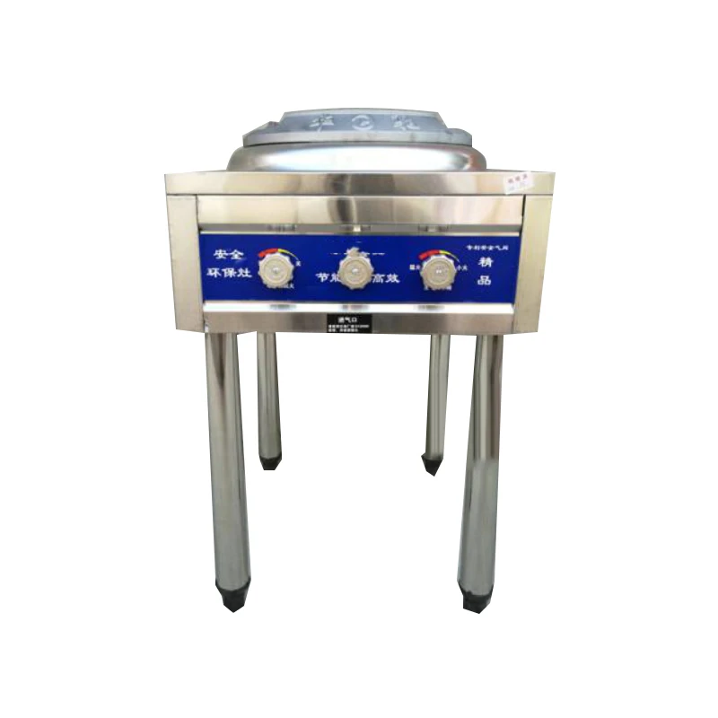 With Valve Frying Stove Stainless Steel Stove Commercial Gas Liquefied Gas Single Stove Portable Wok Gas Stove