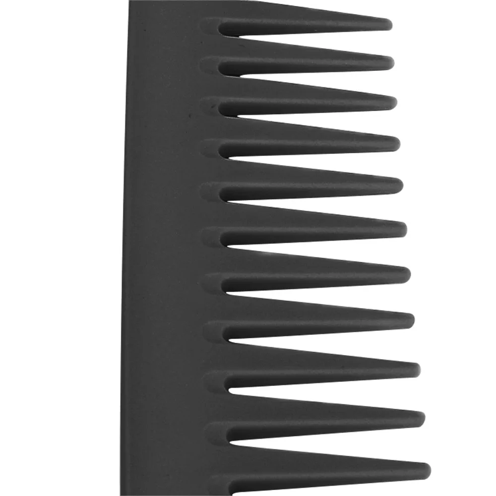 2PCS Plastic Wide Tooth Comb Slick Back Brush Thick Curly Wet Texture Detangling Comb Hair Styling Tool For Greasy Hair