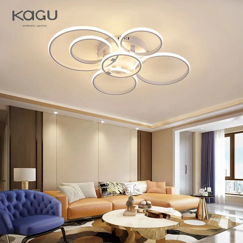 Modern LED Ceiling Chandelier Lighting For Living Study Room Bedroom Dimmable Home Gold Black Indoor Lighting decoration Lamps