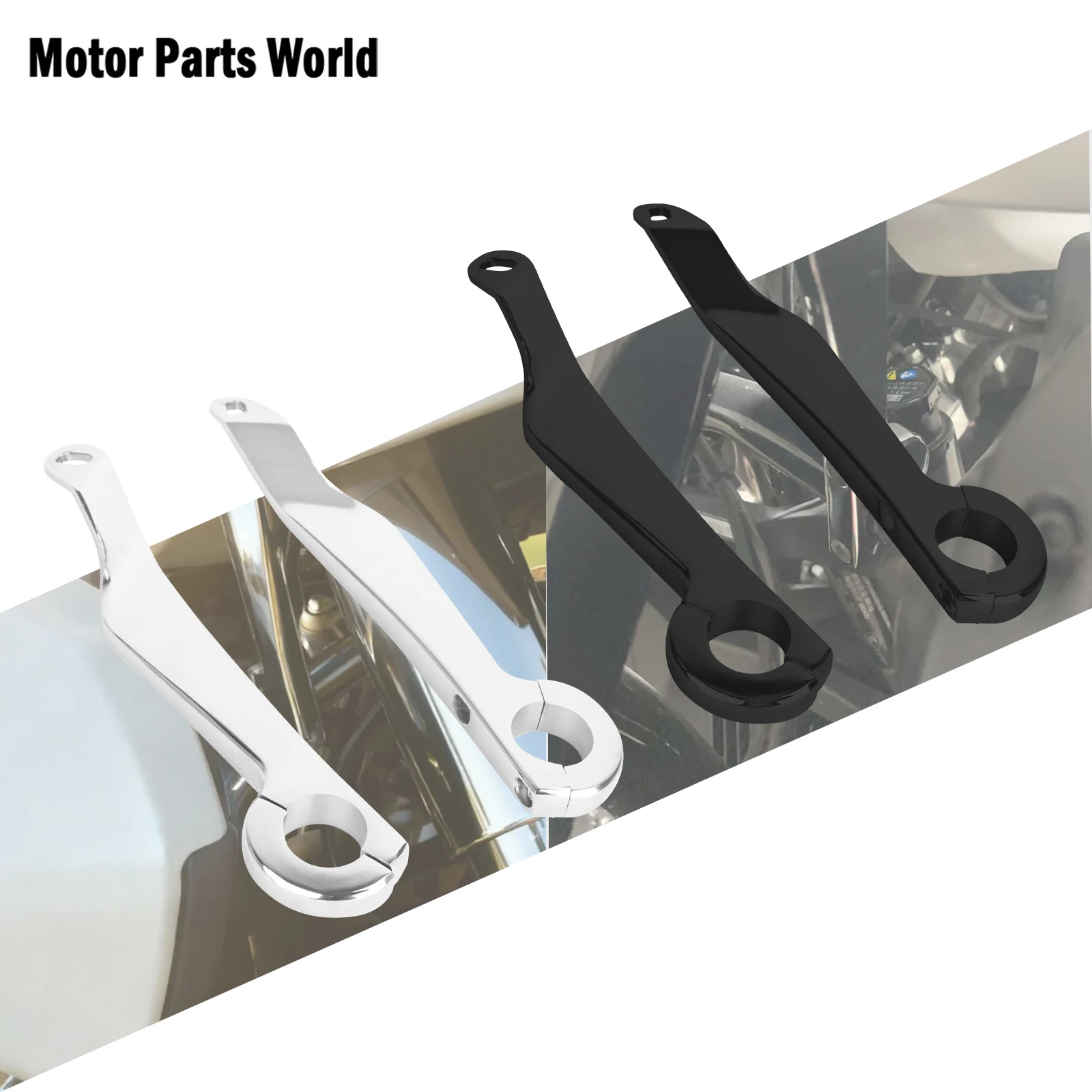 

Motorcycle Left Right Fairing Supports Kit Engine Guard Lowers Mounting Bracket For Harley CvO Road Glide 2023 2024 2025