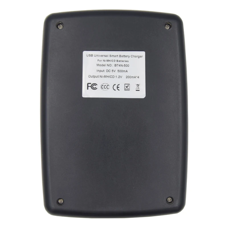 4 Khe Cắm Màn Hình Hiển Thị Đèn LED Thông Minh Thông Minh Pin Sạc Cho Pin AA AAA C D SC NiCd NiMh Pin Sạc EU phích Cắm US