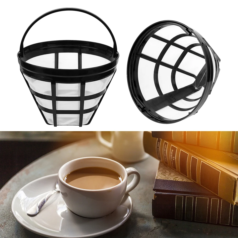 Kitchen Gadget Brewer Tool Coffee Maker Accessories Coffee Machine Strainer Mesh Coffee Filter Refillable Basket Cup Style