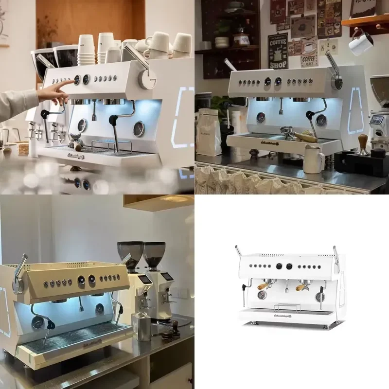 Commercial Semi-Automatic Double Boiler Industrial Double Head Coffee Machine Professional Espresso Maker for G3