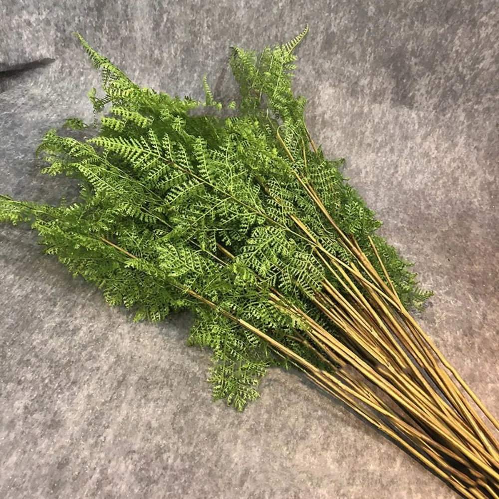 Picture 3: Realistic Artificial Fern Plant Branches Real Touch Elegant Artificial Greenery Fern Grass Handmade Fake Plants Wedding Decor