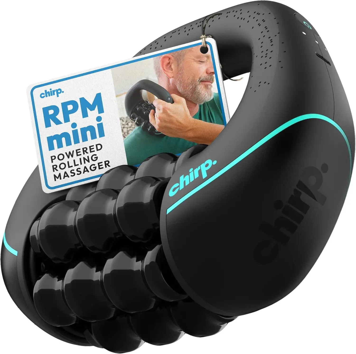 

Mini rolling impact massager, impact therapy, full body soothing, deep tissue and muscle recovery, impact massage, rechargeable