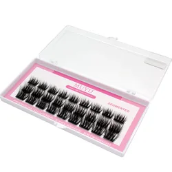 Loose segmented false eyelash extensions 3D fluffy independent eyelashes soft and natural DIY segmented bundle false eyelashes