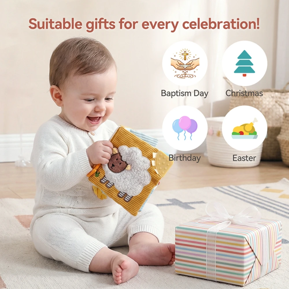Baby Early Learning Cloth Book - Baby Nursery Books ulasan dan harga