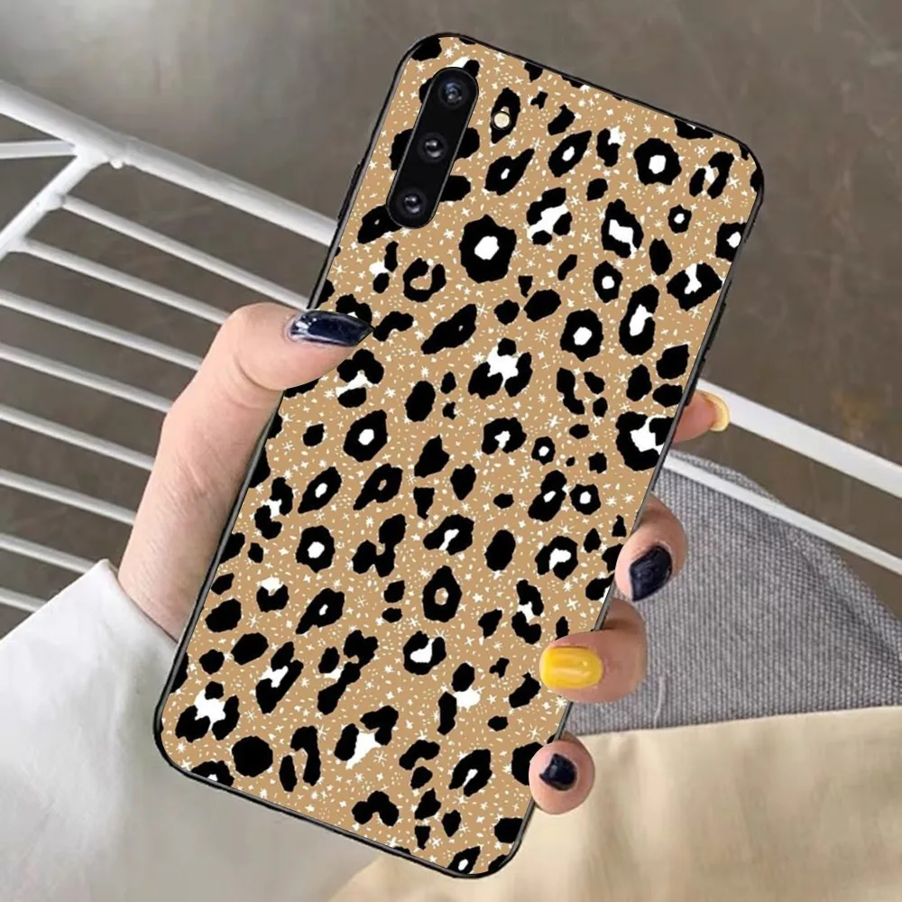 Fashion Leopard Print Phone Case For Redmi Note 4 X 5 A 6 7 8 T 9 9S 10 11 11S 11Epro Poco M3 pro