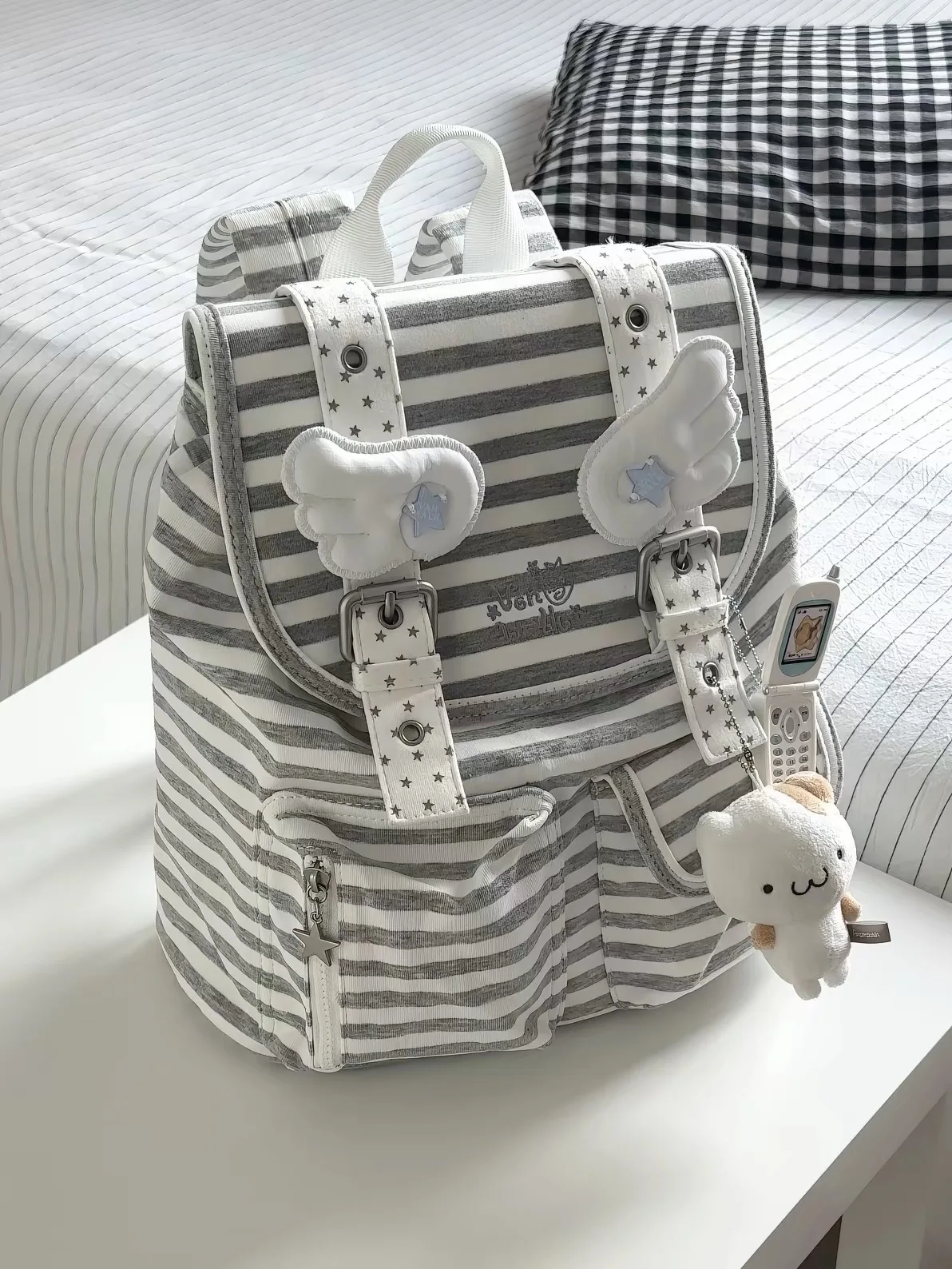 Mochila de viaje VANWALK, bolso de estilo coreano para mujer, mochila para ir al trabajo, bolso de hombro impermeable con múl...