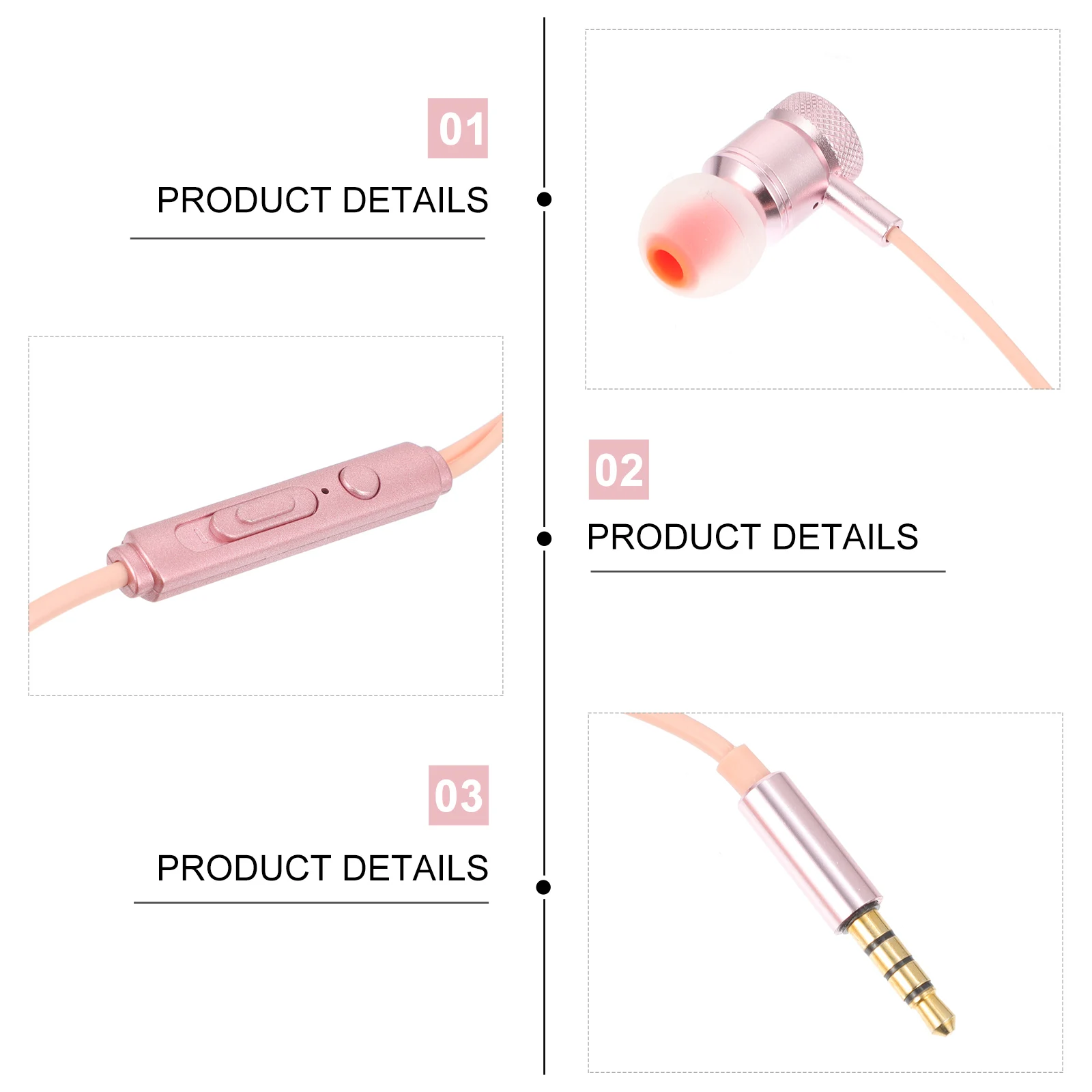 

Super Bass In-Ear Headphones 3.5Mm Jack With Microphone For Smartphone Tablet Laptop Oxygen-Free Copper Stereo Earbuds