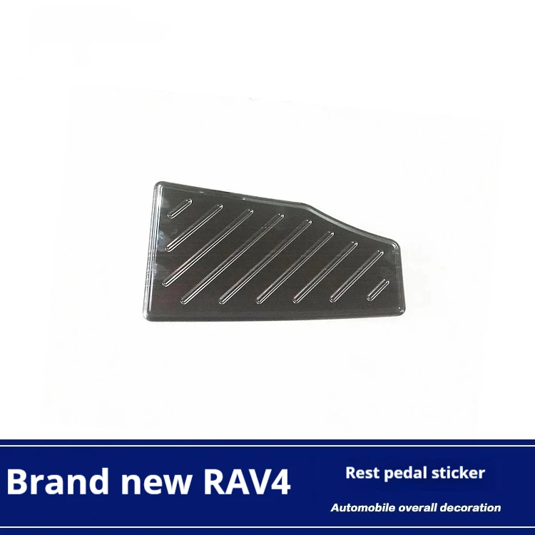 

Stainless Steel Left Foot Rest Pedal Trim Interior Modified Parts for 2020 Toyota RAV4