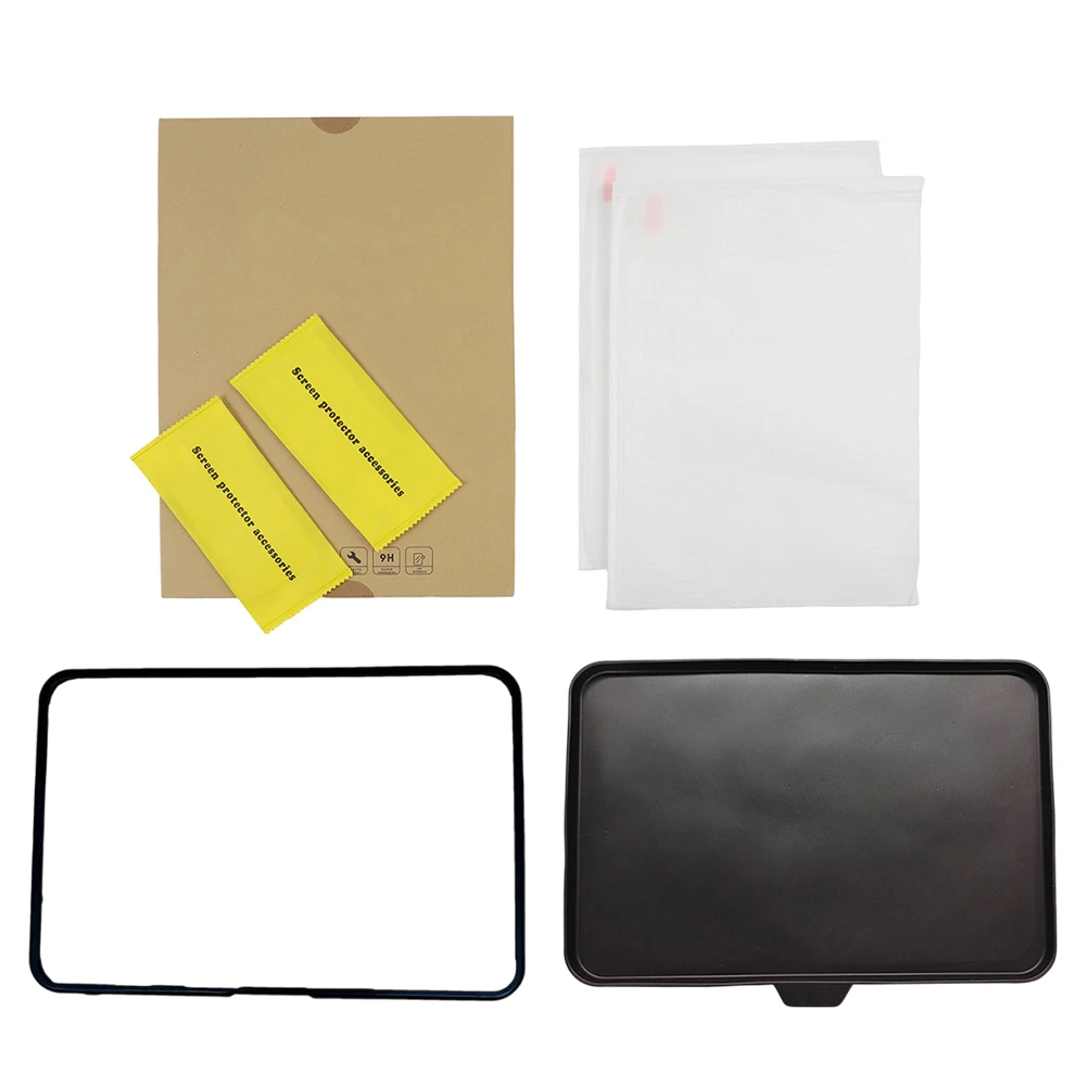 

Screen Protector Set for TM7 Including Tempered Glass Silicone Cover and Protective Frame for Enhanced Screen Safety