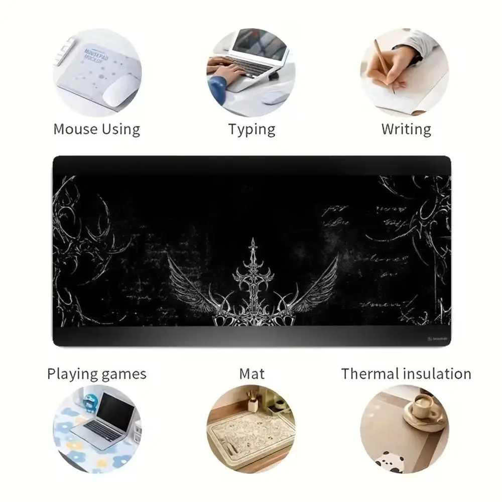 لوحة ماوس من نوع سرعة الكمبيوتر، سجادة لمشغلات الرياضات الإلكترونية، لوحة مفاتيح الكمبيوتر المحمول
