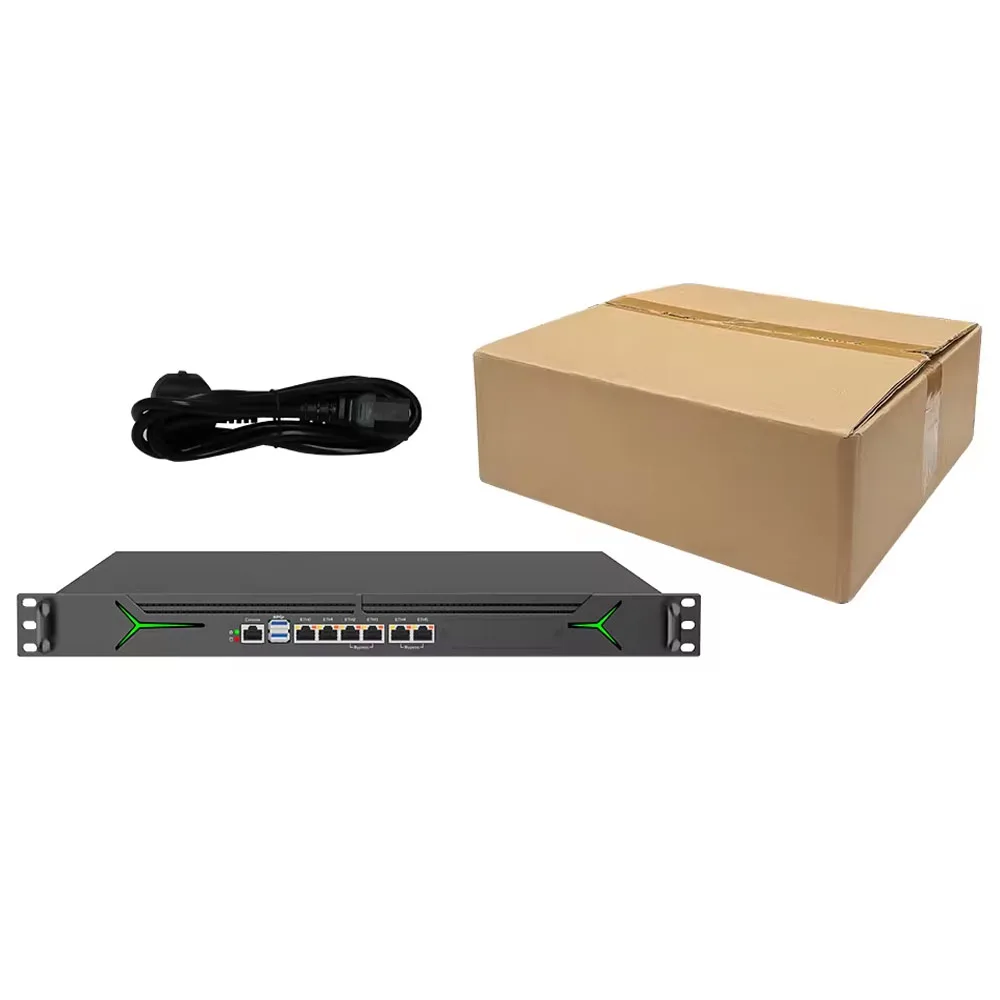 Roteador macio para servidor de rede pfSense 1U Rackmount, dispositivo de firewall, OPNsense, 6 Lan, 13ª geração, I9, 13900, I7, 13700, I5, 13400, I3, 13100