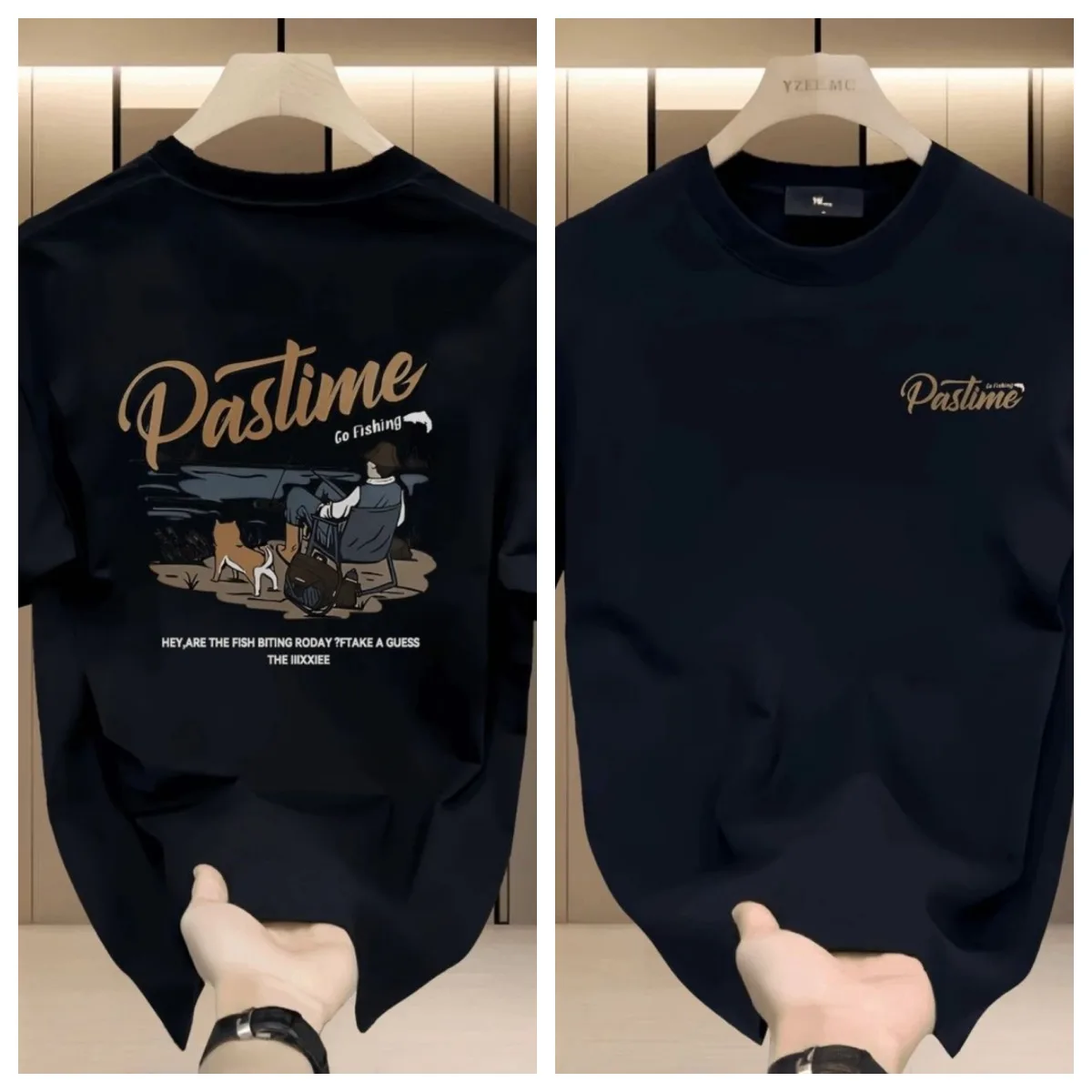American Style Personalized Print T-Shirt Women Men Ins Trendy Brand Summer Loose Short Sleeve Tops