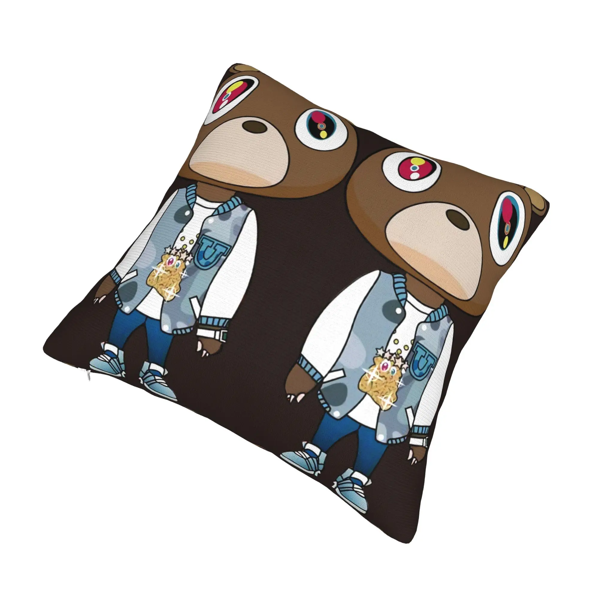 Kanye West Bear Nordic Throw Pillow Cover Decoration  Sofa Cushion