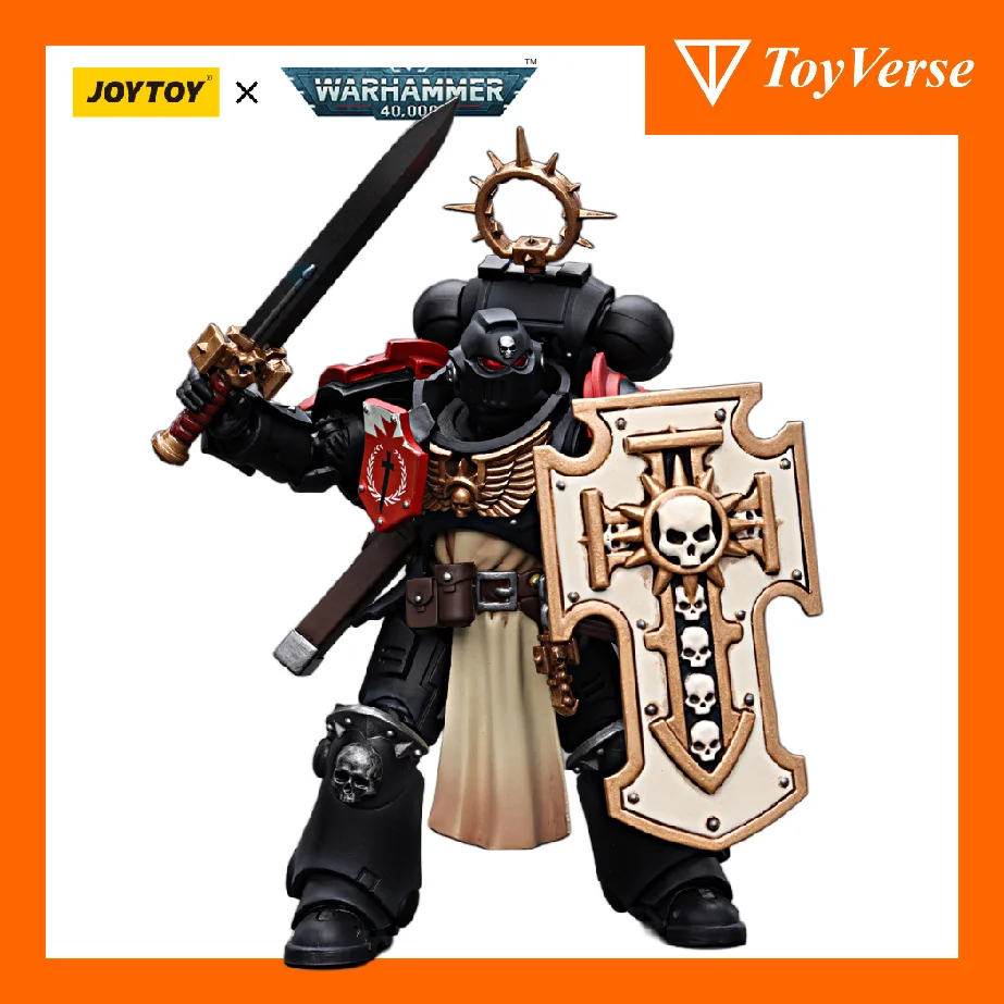 

[IN STOCK] JOYTOY Warhammer 40k 1/18 Action Figures Primaris Space Marines Black Templars Bladeguard Veteran Anime Figure