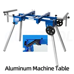 Aluminum Sawing Machine Cutting Saw Bracket Interface Aluminum Machine Workbench Woodworking Table Mobile Portable Bracket