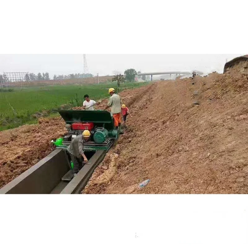 YG Factory Price Trench Forming Machine Drainage Self Propelled Strut Trench Drain Channel Roll Shaping Equipment for Indonesia