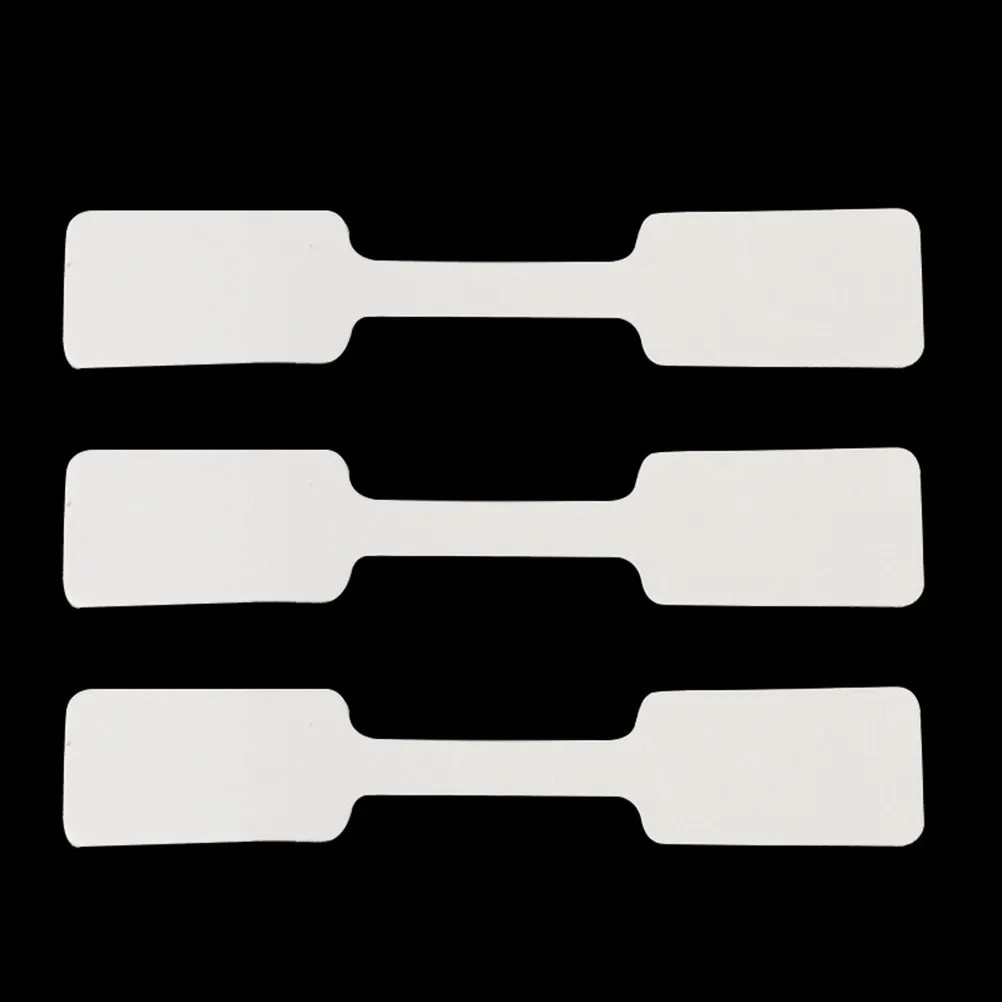 

90Pcs Blank White Paper Price Tags Jewelry Display Cards Labels Ring Sticker Hangtags Removable Adhesive Jewelry Paper Tags