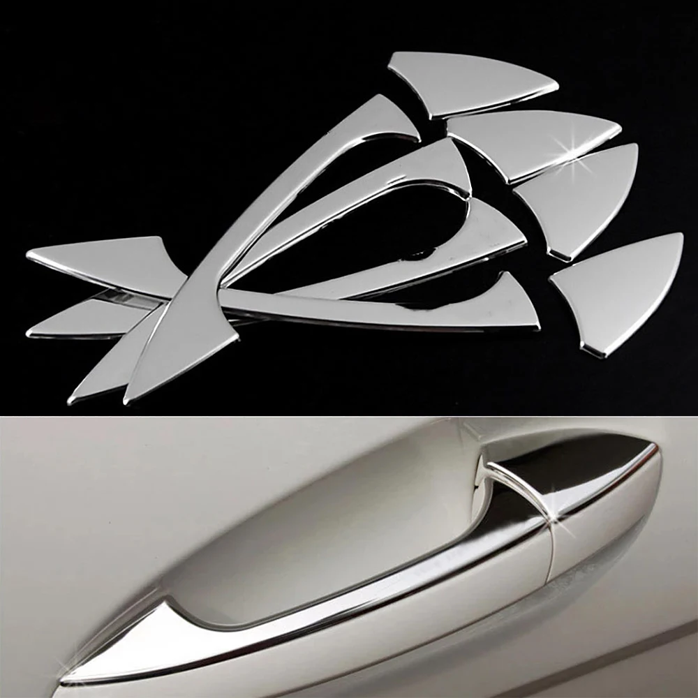 Chrome Door Handle Cover Trim Accessory For Mercedes Benz C E GLK ML CLA Class W166 W117 X204 W204 W212 X204 2010 20112012 2013