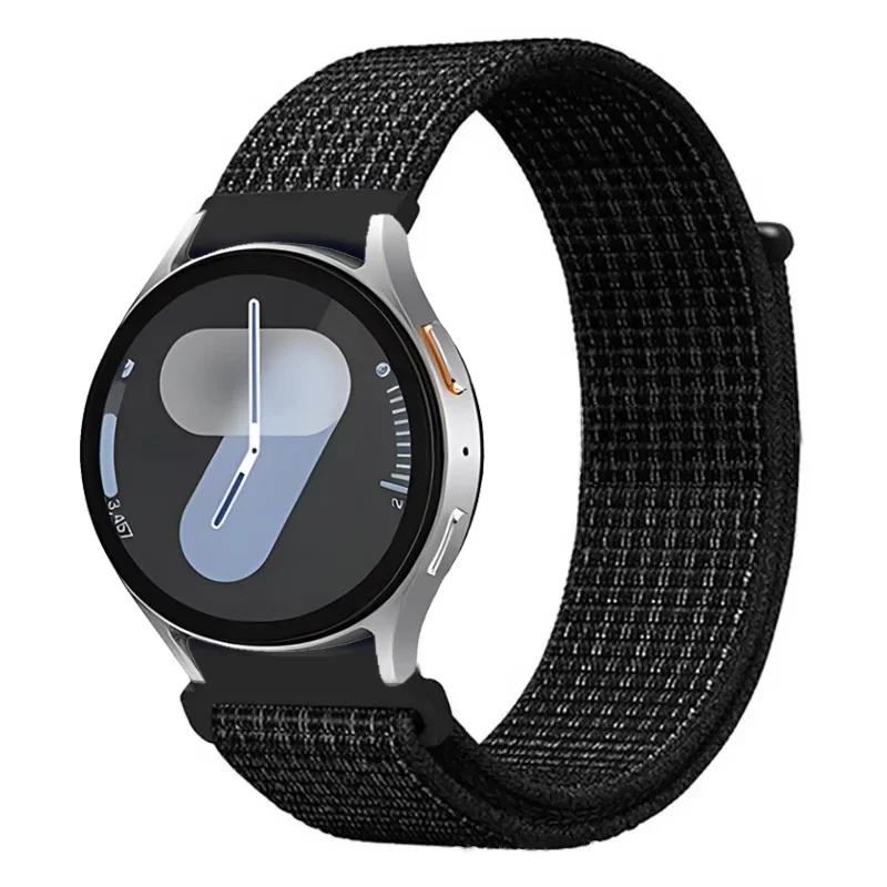 Sports Nylon Loop Strap for Samsung Galaxy Watch 7 6 5 4 44mm 40mm /4-6 Classic 47mm 46mm 5 Pro 45mm Replaceable Bracelet Correa