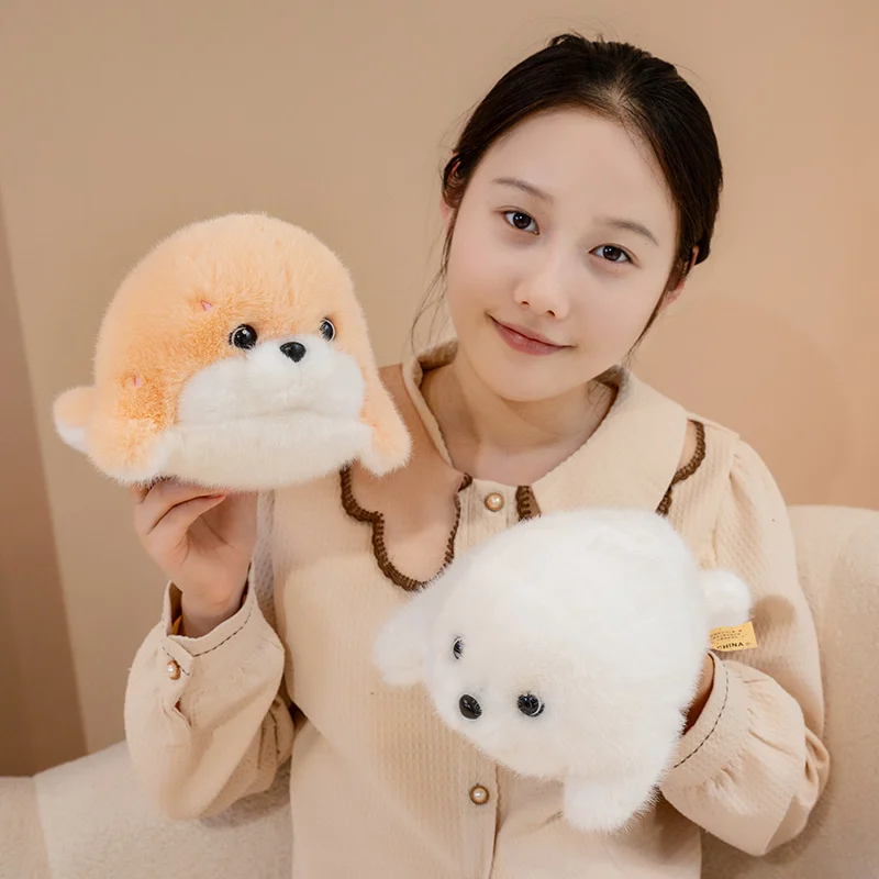 Schattige Oceaan Baby Dieren Knuffel 26cm Zwarte Tijger Walvis Pluche Pop Zacht Blauw Wit Roze Zeeotter Pop Kind Kerst Verjaardagscadeau