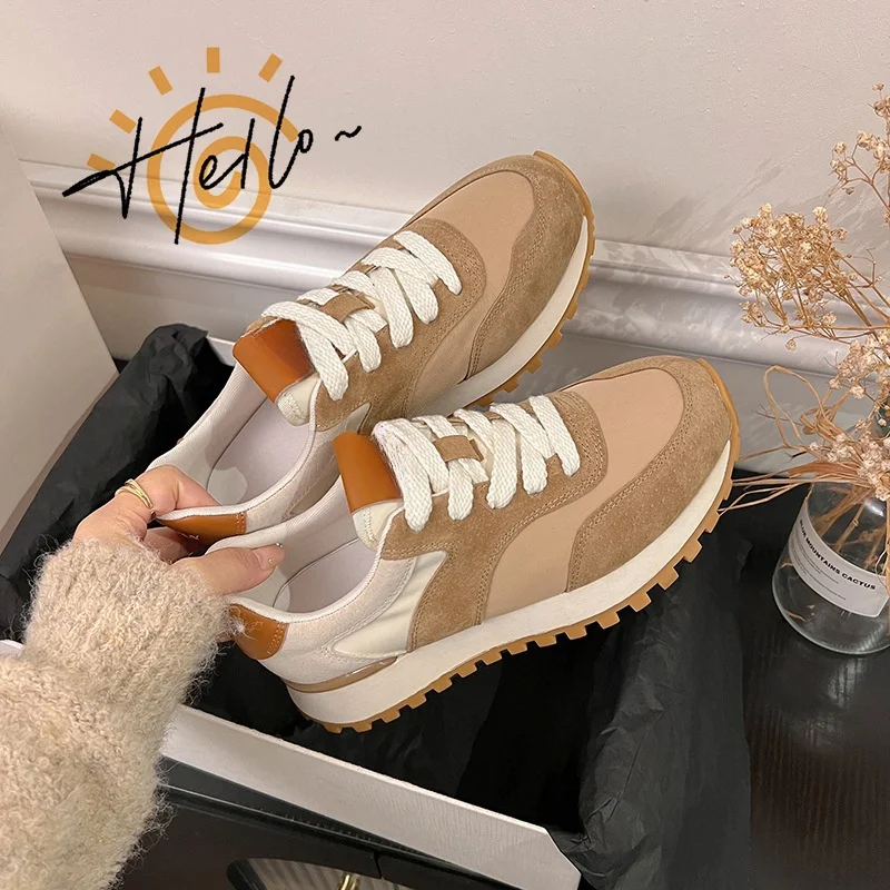 

Forrest Gump Women's Shoes 2024 Spring and Autumn Season Flat Bottom Universal Sports Shoes Dad Casual Shoes