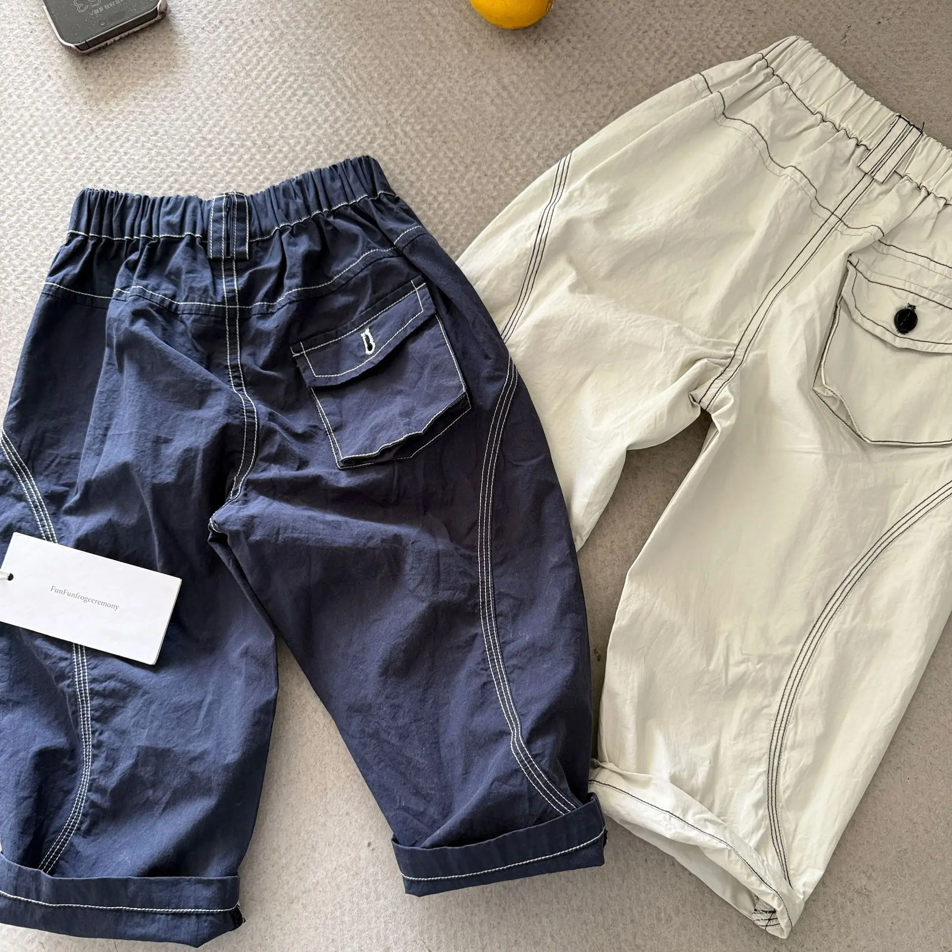 

2026 Summer New Children Casual Trousers Solid Toddler Girls Simple Mosquito Proof Pants Cotton Kids Boys Loose Cargo Pants