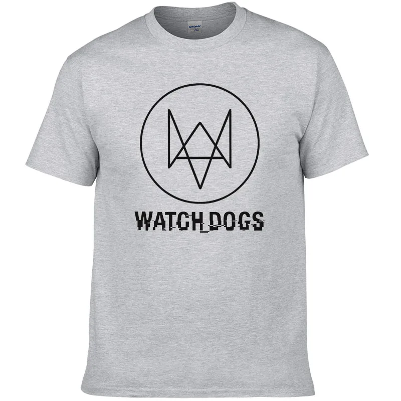 Watch Dogs T Shirt Summer Fashion Round Collar T-shirt Short Sleeve Men Women Tops Game Cotton Tshirt Men Tees #152