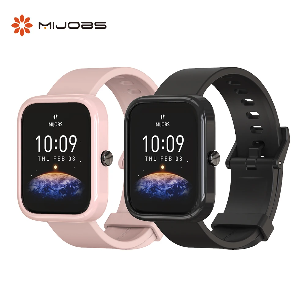 Watchband For Amazfit Bip 3 Pro Strap Silicone Wristband for Amazfit Bip 3 Strap Protector Case Cover for Amazfit Bip 3/3Pro